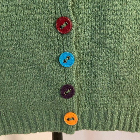 Hand Knit by Dollie Wool Sweater: Small - Picture 3 of 14